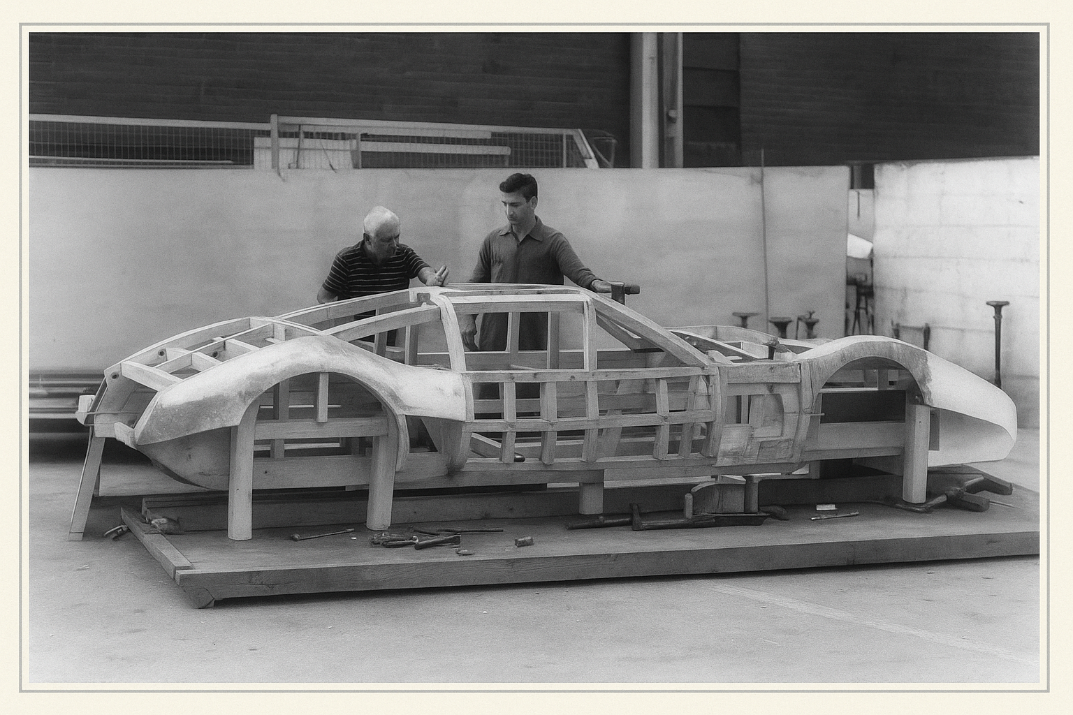 Costruzione mascherone carrozzeria